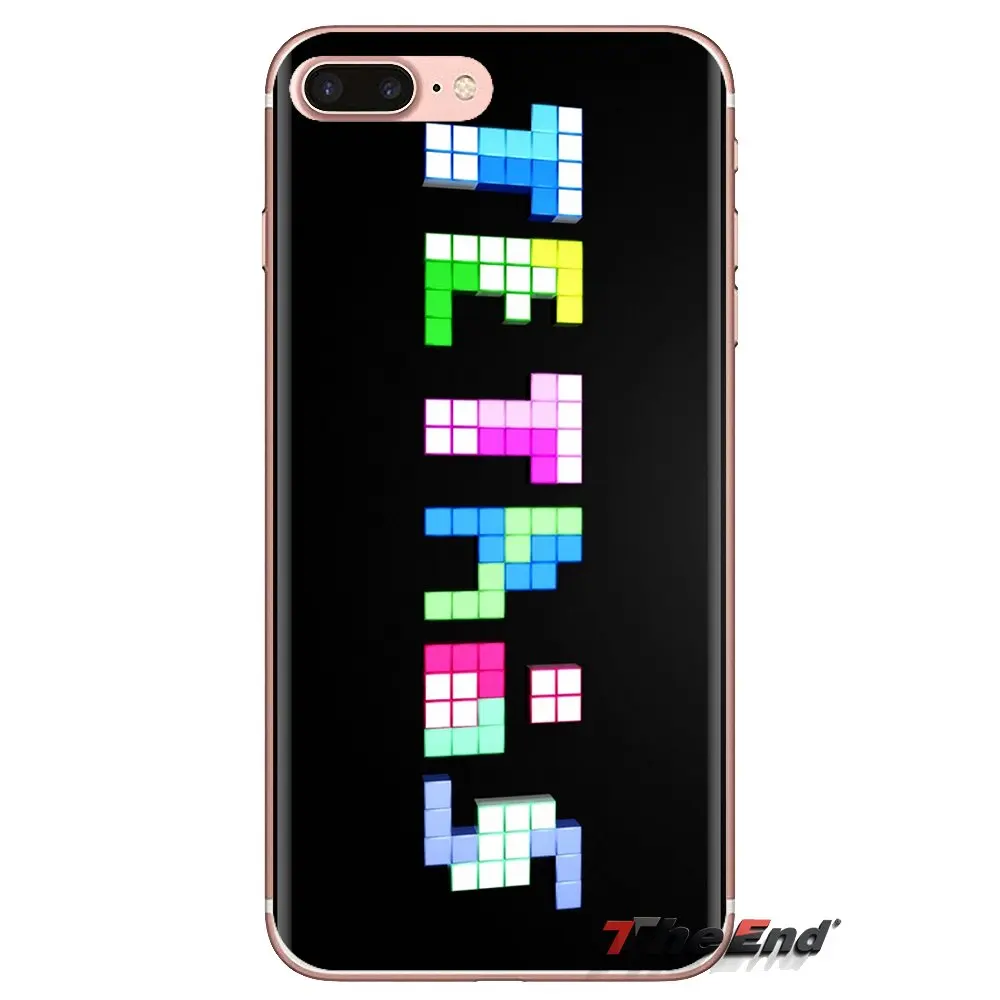 Мягкие прозрачные чехлы для Huawei Mate Honor 4C 5C 5X 6X 7 7A 7C 8 9 10 8C 8X 20 Lite Pro Tetris tetromino Game Boy Art |