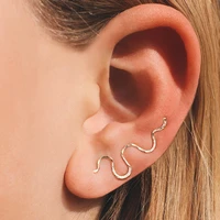 925 silver ear climber earrings handmade jewelry gold filled jewelry punk oorbellen boho minimalist piercing earrings