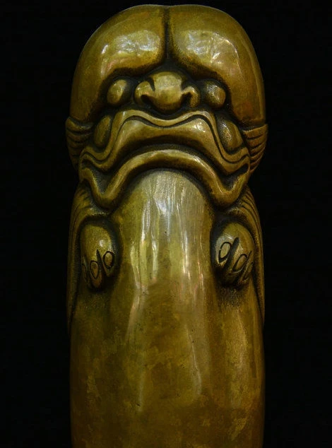 Китайский чистый Бронзовый генитальный орган репродуктивные органы гениталии