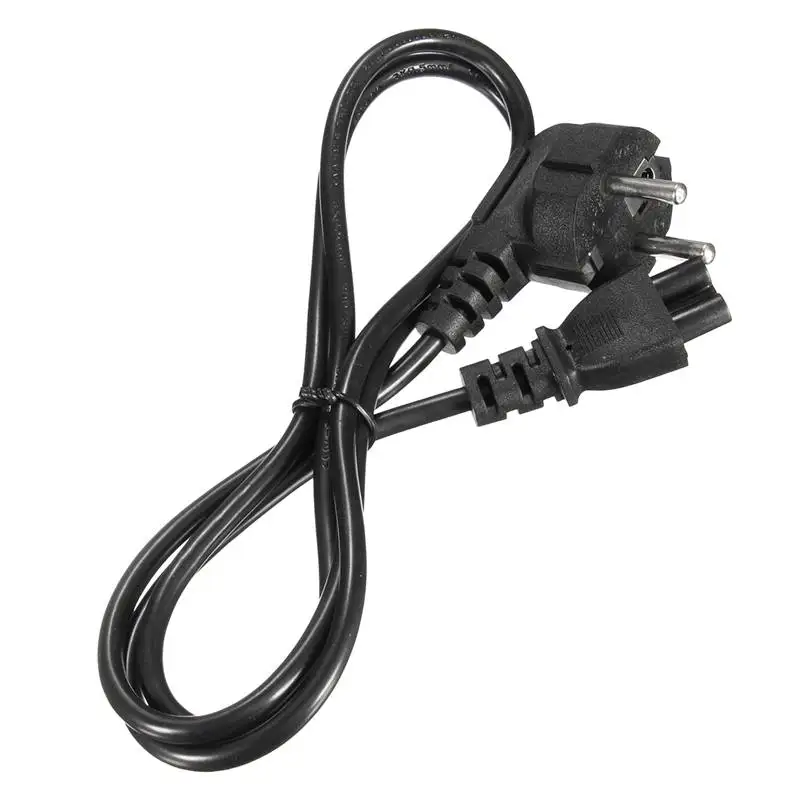 ЕС ЕВРО PEAN 3 зубец 2 Pin AC Шнур питания для ноутбука Asus HP Sony Dell Lenovo Acer Sumsung Toshiba Fujitsu