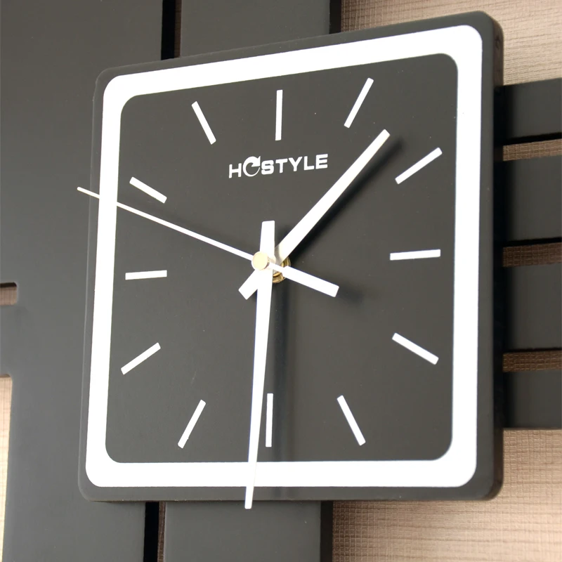 Reloj 9 мм листовые часы Ограниченная серия Brief Horloge Murale большая новая настенная фоторамка с часами бесшумные Декоративные Деревянные Часы