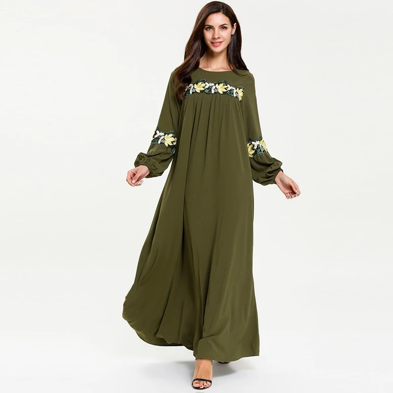 Женское платье кафель Eid Abaya мусульманское накидка в Дубае|Мусульманская одежда| |