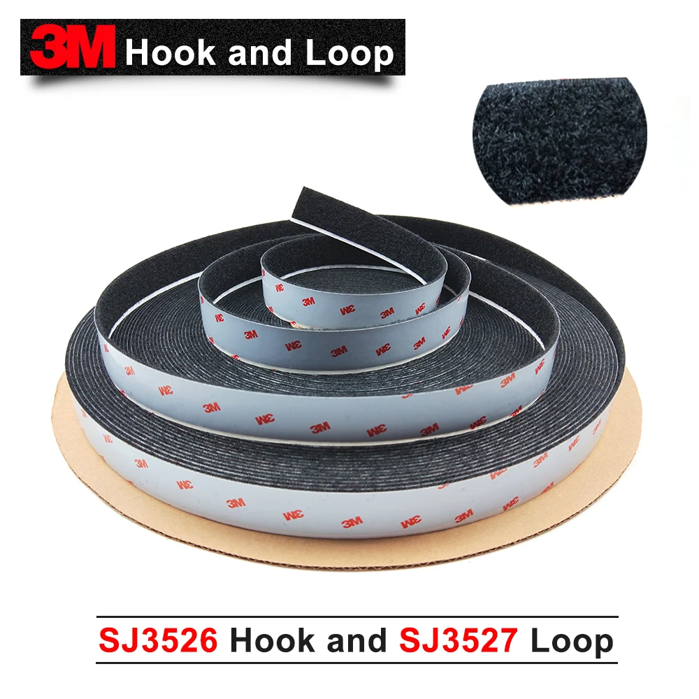 Бесплатная доставка 3 м крюк и петля SJ3526/SJ3527 Scotchmate Reclosable застежка 1 "* 50 ярдов