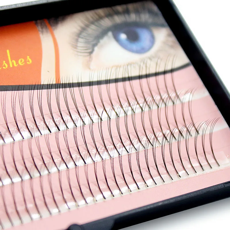 Накладные ресницы Navina натуральные мягкие длинные черные для наращивания ресниц