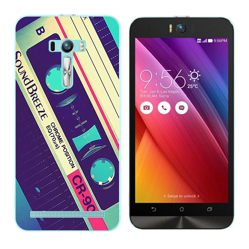 for Asus ZenFone Selfie ZD551KL Ultra Thin Slim Cover Life Printing Soft TPU Back Case Bags |