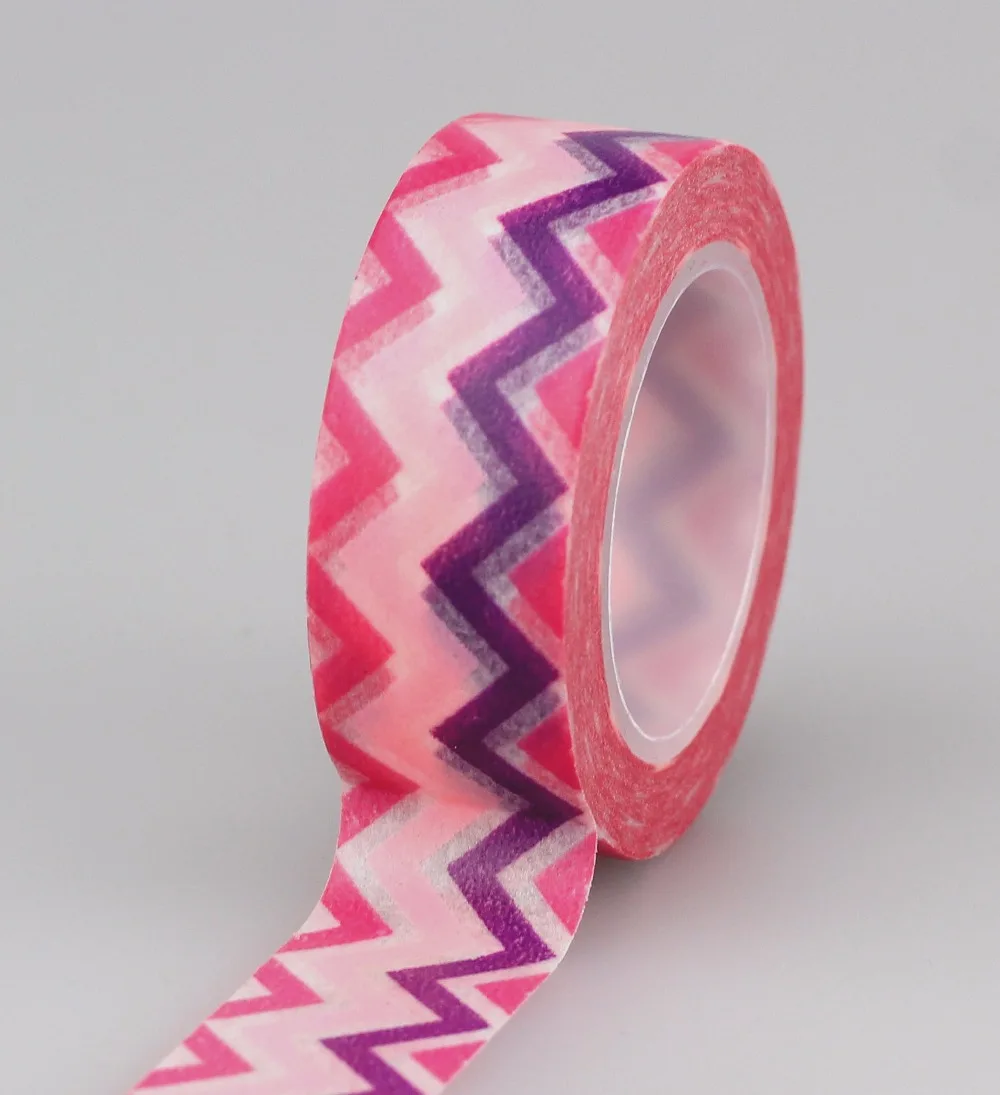 1x дизайн красочного шеврона/волны наклейка для скрапбукинга декоративная лента