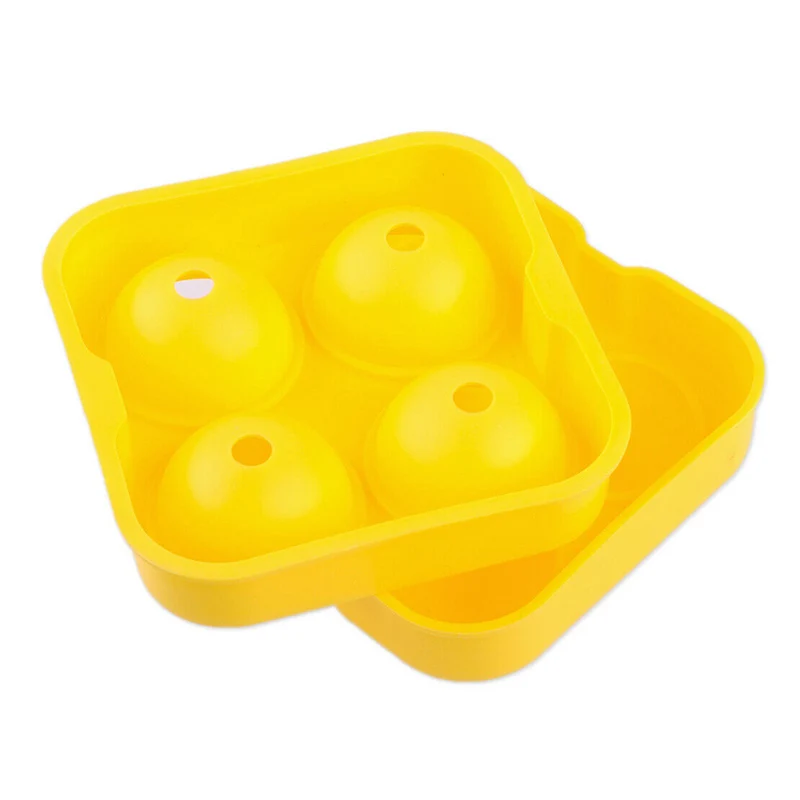 4 отверстия силиконовые ледяные шарики производитель питьевой поднос для вина