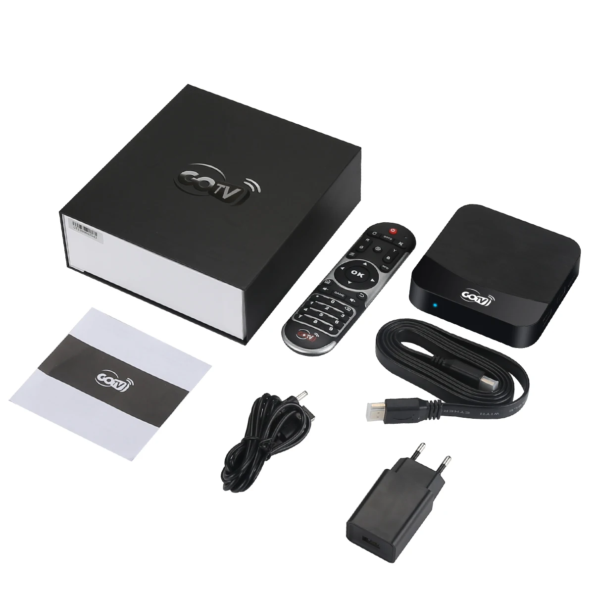 2 года бесплатный сервис, IP tv BOX GO tv Android OS 7.1.2 LIVE tv+ VOD 4 K+ воспроизведение ТВ коробка Бразилия sohth Америка IP tv BOX