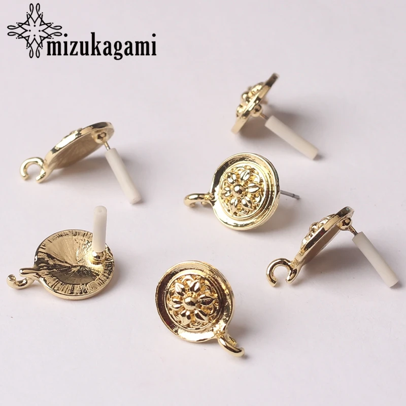 Круглые серьги подвески из сплава цинка круглые с подвеской от солнца 13 мм 6