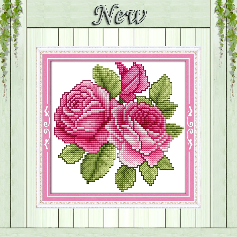 The flower of Camellia(4) diy Decor paintings counted print on canvas DMC 11CT 14CT kits Cross Stitch embroidery needlework Sets | Дом и сад