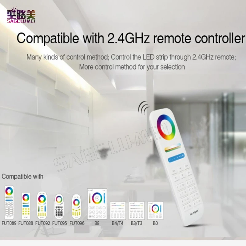 Milight DC12V-24V сенсорный RGB WiFi светодиодный контроллер YL1 2 4G wifi смартфон приложение