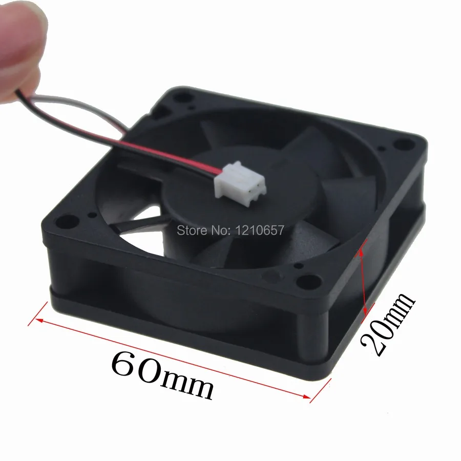 5 шт. в партии Gdstime 6020s 24V 2Pin бесщеточный 60 мм 60x60x20 DC вентилятор для вентиляционного