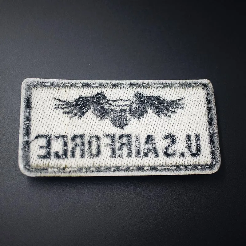 U.S AIRFORCE Size:4.5x9.0cm Badges Iron On Patches Badge Embroidery Patch Applique Clothes Clothing Sewing Supplies Decorative | Дом и сад
