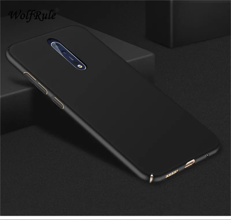 WolfRule For Cover Nokia 8 Case Smooth Slim PC Back Protection Phone TA-1012 TA-1004 Shell 5.3'' |