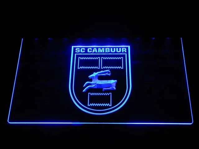 B1016 SC Cambuur Leeuwarden Эредивизи футбол светодиодный неоновый знак | Дом и сад