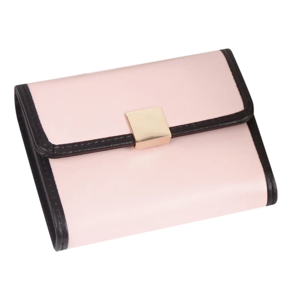 Женские кошельки и держатели MOLAVE однотонный кошелек новый короткий Стильный