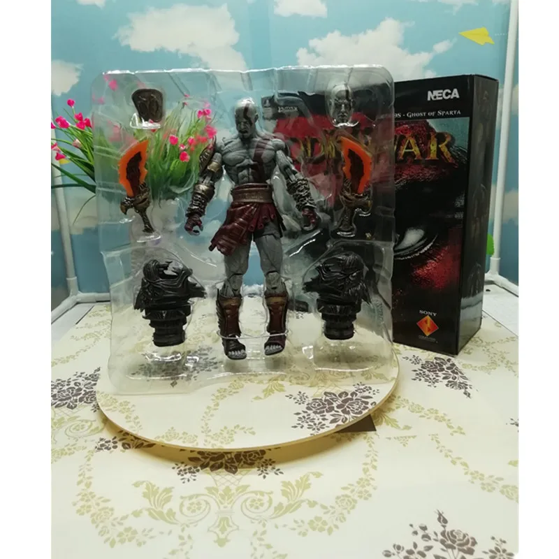 7 дюймов NECA God Of War 3 призрак Спарты Кратос ПВХ фигурка Коллекционная модель