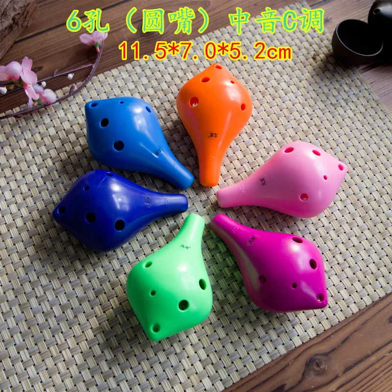 Ocarina alto C ocarina пластиковый школьный магазин с 6 отверстиями оптовая продажа