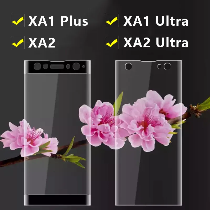 Glass For Sony Xperia Xa2 Xa1 Plus Ultra Tempered Glas On X A Xa 1 2 Xa1plus Xa1ultra Screen Protector Protective Film 3D | Мобильные