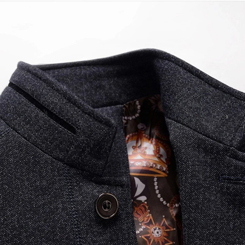 Осень 2017 г. Новое поступление повседневная куртка Для мужчин модные Большие