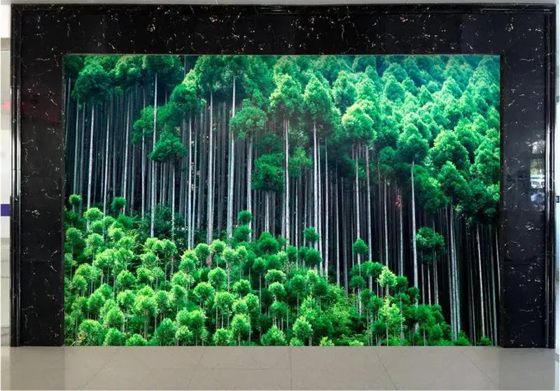3D комната зеленый бамбук лес живопись обои на заказ HD фотообои нетканые ТВ фон