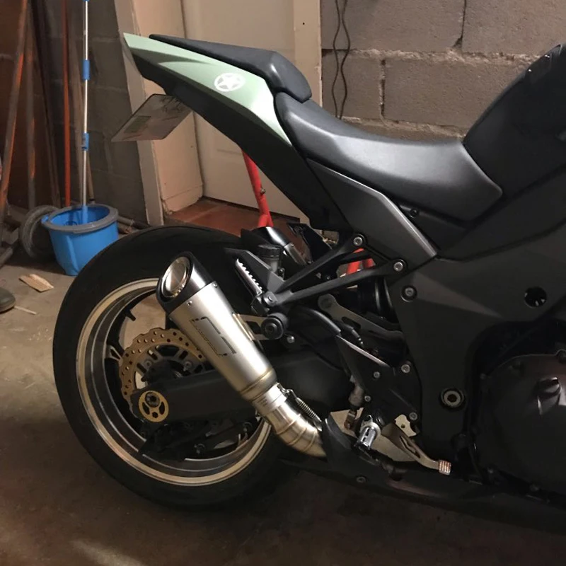 Мотоциклетная выхлопная система для Kawasaki Z1000 Z1000SX Ninja 1000 Header Mid Tail Escape No DB Killer 2010- slip on 51 мм L R