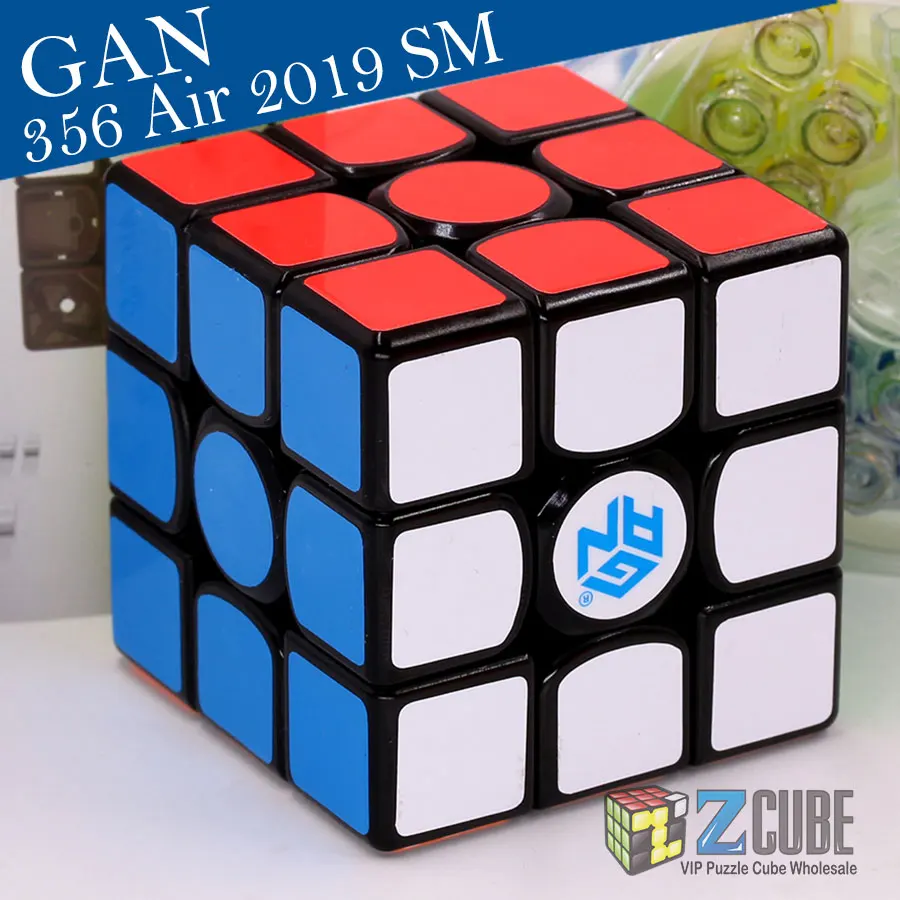 GAN356 GAN356AirSM головоломка магический куб GAN356Air Air SM 3x3x3 3*3*3 Мастер Магнитный Магнит professional скорость - Цвет: GAN356Air2019SM(BLK)