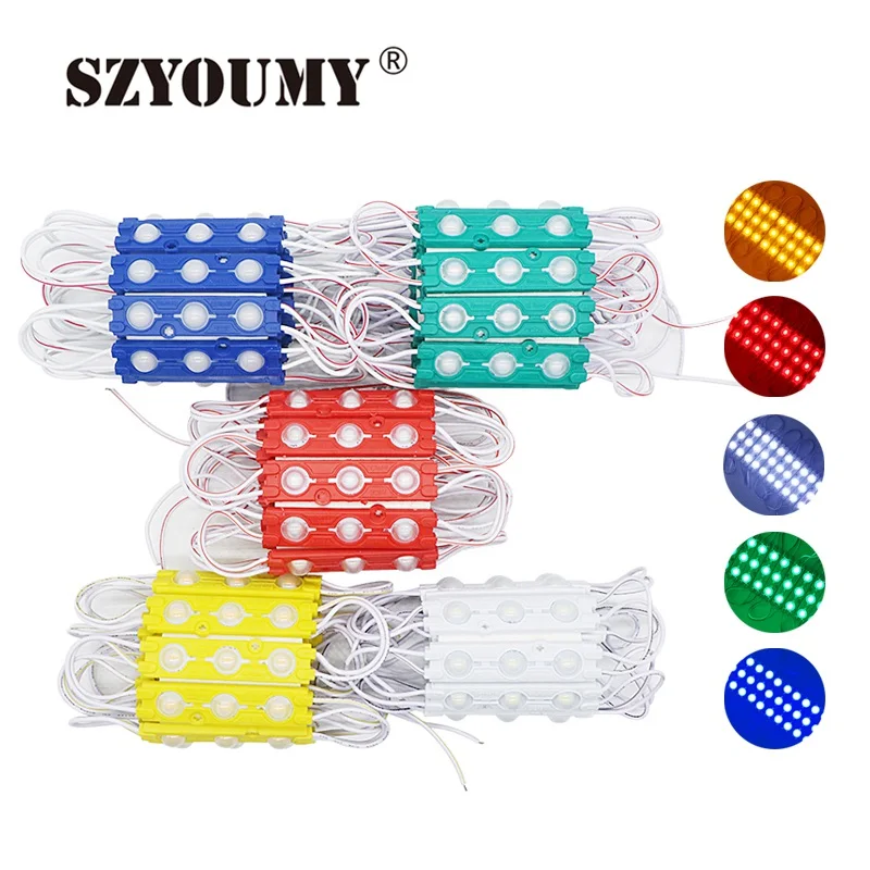 SZYOUMY DC12V 5730 SMD 3 светодиодный модуль впрыска жесткая полоса свет лампы