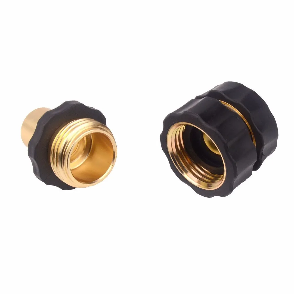 3 комплекта (6 шт.) алюминиевый садовый шланг Быстрый разъем-водяные шланги