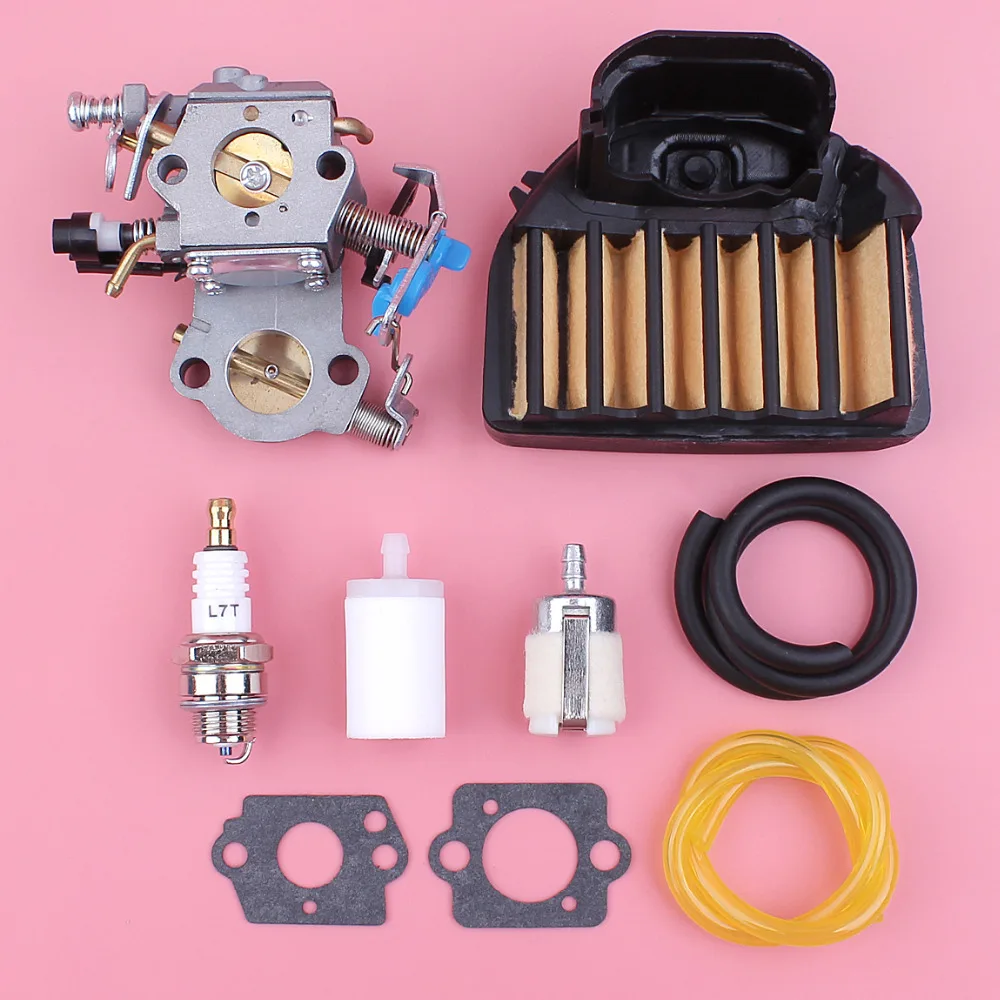 

Carburetor Carb For Husqvarna 455 E Rancher 460 Air Fuel Filter Line Hose Spark Plug Gasket Kit Chainsaw Spare Part