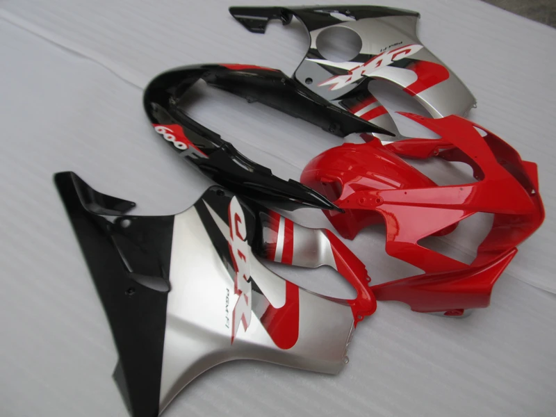

Набор обтекателей кузова мотоцикла для Honda CBR600F4i 2004 2005 2006 2007 ABS литья под давлением CBR600 F4i CBR 600 красный серебристый blac