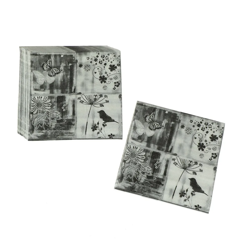 20 шт. бумажные салфетки с изображением роз | Дом и сад