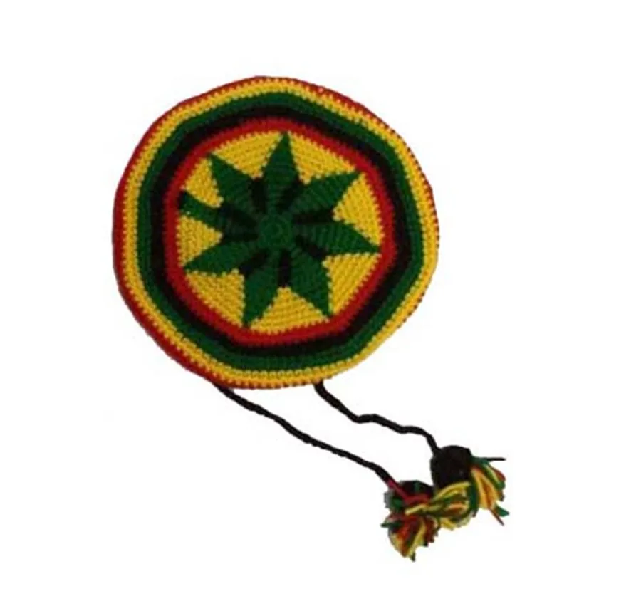 Rasta берет серии ручной работы вязаные крючком ямайский Rasta хип-хоп шляпа унисекс зима теплая шапочка Берет Кепки