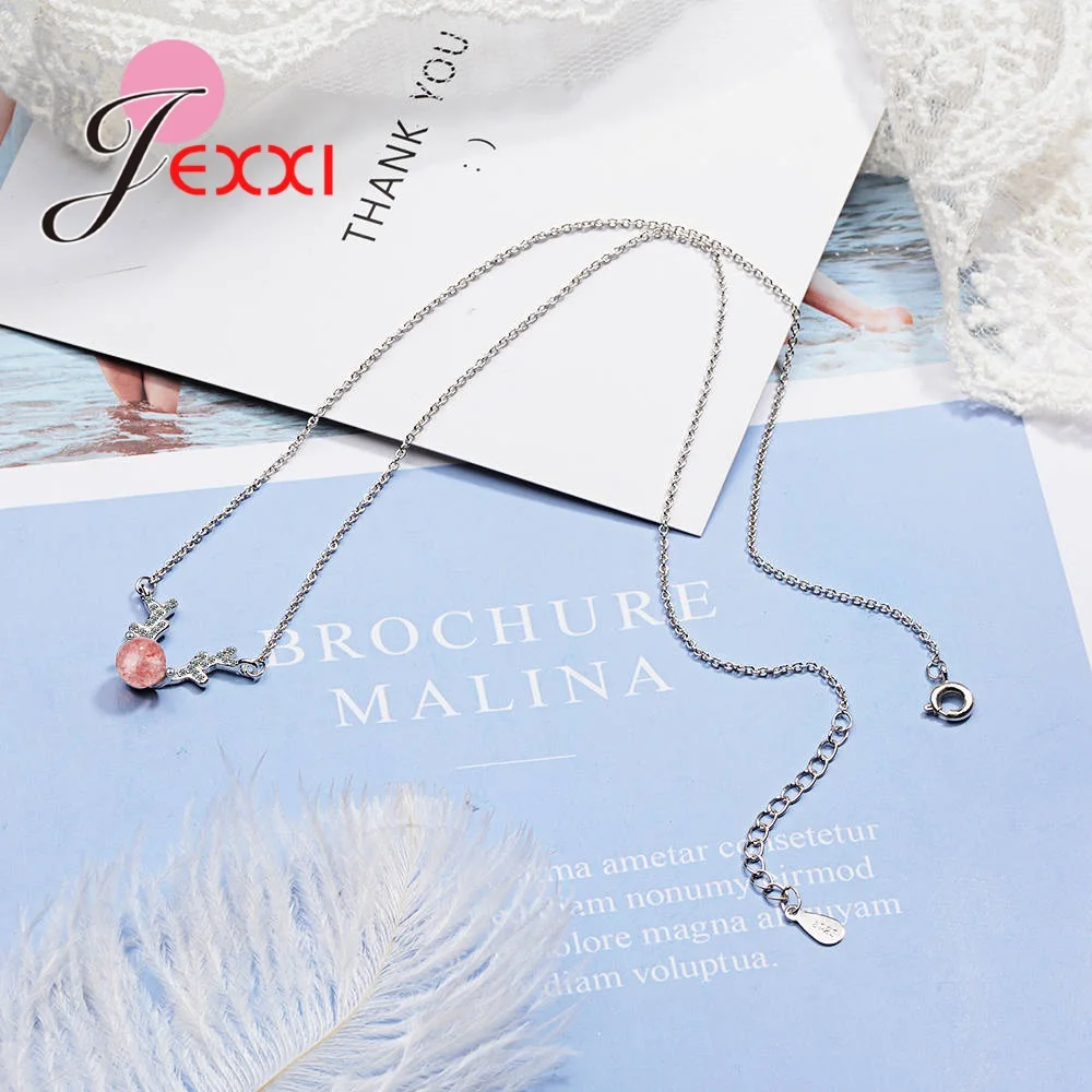Новый дизайн Bujioux Collier Femme Свадебная вечеринка женское клубничное хрустальное