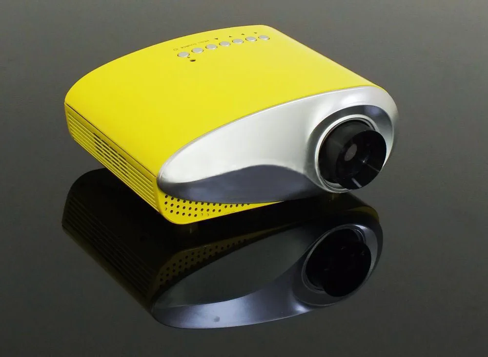 Newest 200lumens 3D Beamer LED Electric Projector Portable Video Pico Micro ProJector Mini HDMI USB AV VGA TV Tuner | Электроника