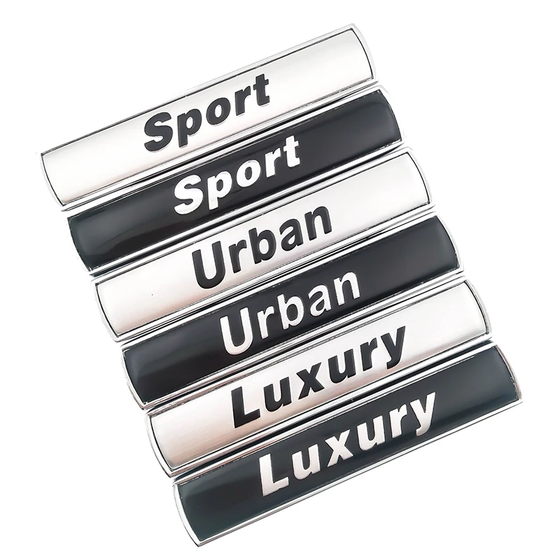 Car Styling Luxury Urban Sport Logo 3D Auto Fender Tail Emblem Badge Sticker for BMW E36/E30/E34/E39/E46/E60/E90/F10/F30 |