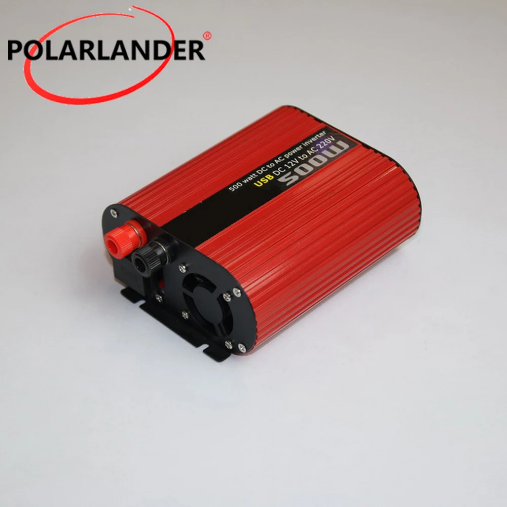 

DC 12V to AC 110V/ DC 24V to AC 220V/ DC 24V to AC 110V/ Power Inverter Power Inverter Red Oval 500W 12V to AC 220V PolarLander