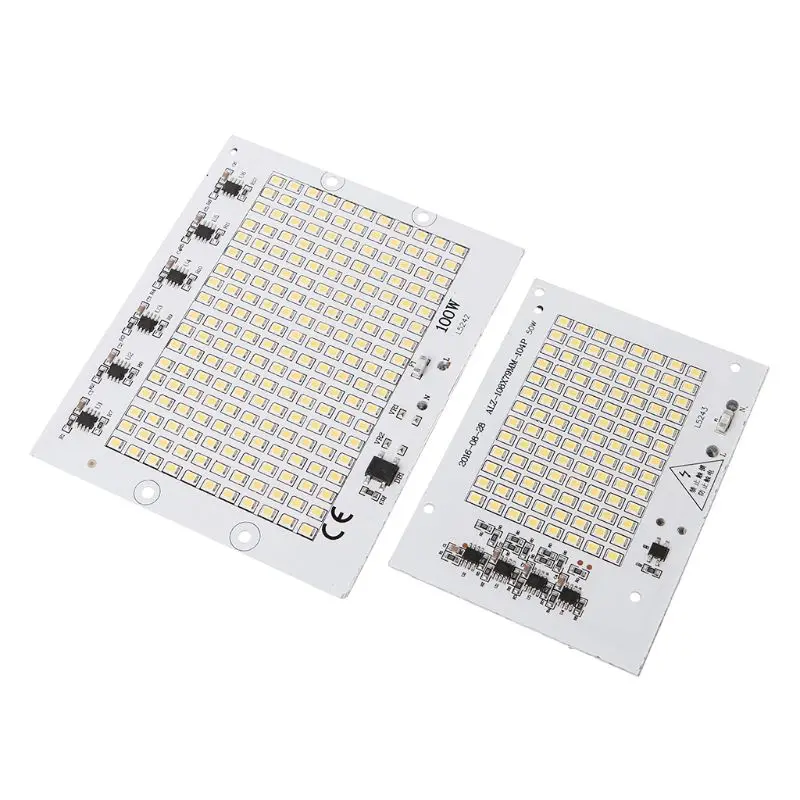 220V 10/20/30/50/100W светодиодный проектирование светильник Панель с поверхностным монтажом, с чипом для лампы с теплым белым умная ис(интеграционная схема фасоли точечный светильник источник декор для