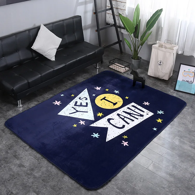 

150X200CM Large Size Carpets For Living Room Cartoon Children Bedroom Rugs And Carpets Coffee Table Area Rug Kids Play Mat