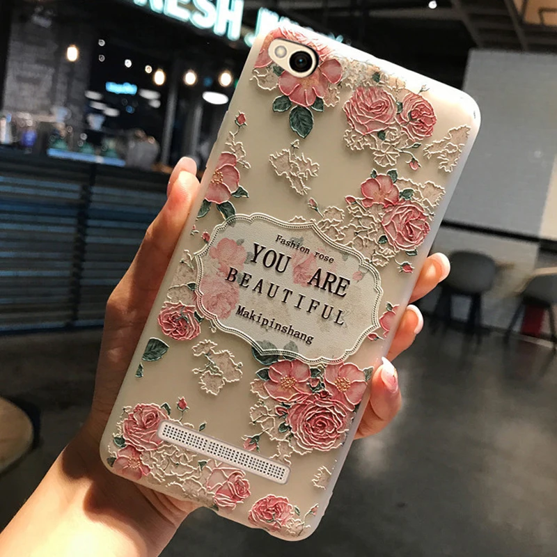 YonLinTan coque чехол для XiaoMi redmi 4A 4 A силиконовый роскошный 3d мягкий прозрачный ТПУ