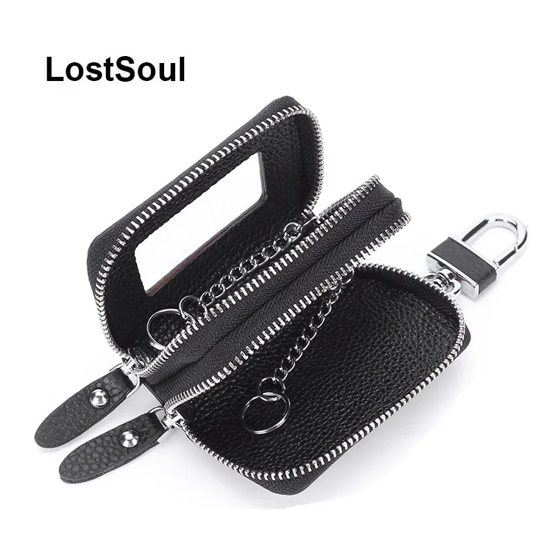 Чехол-кошелек для ключей LostSoul из натуральной кожи многофункциональный