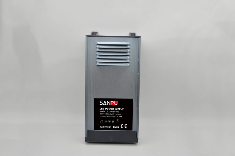 Sanpu LED адаптер Питание 12VDC 400W 30A преобразователь переменного тока в постоянный 12В трансформатор освещения 12 вольт светодиодный драйвер непромокаемые открытый Применение сад 360W