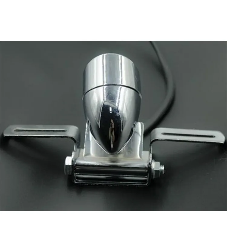 Задний фонарь для мотоцикла хромированный серебристый ретро suzuki Kawasaki yamaha harley cruise