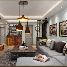 Винтаж свет веревки подвесной светильник для лофта творческой личности