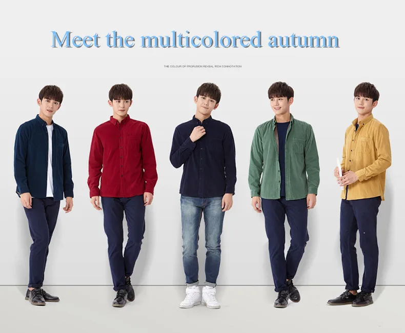 Winter trends men cotton corduroy warm shirt long-sleeved men plus cashmere thick shirt men brand autumn shirts men camisa S-4XL