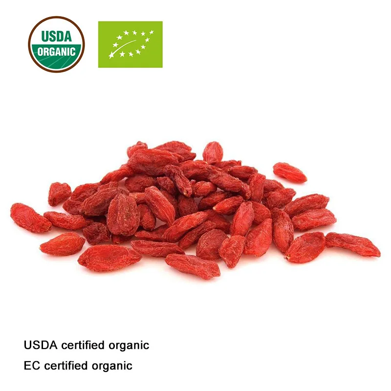 Сертифицированная USDA и EC Органическая сухая китайская Волчья ягода gojiberry |