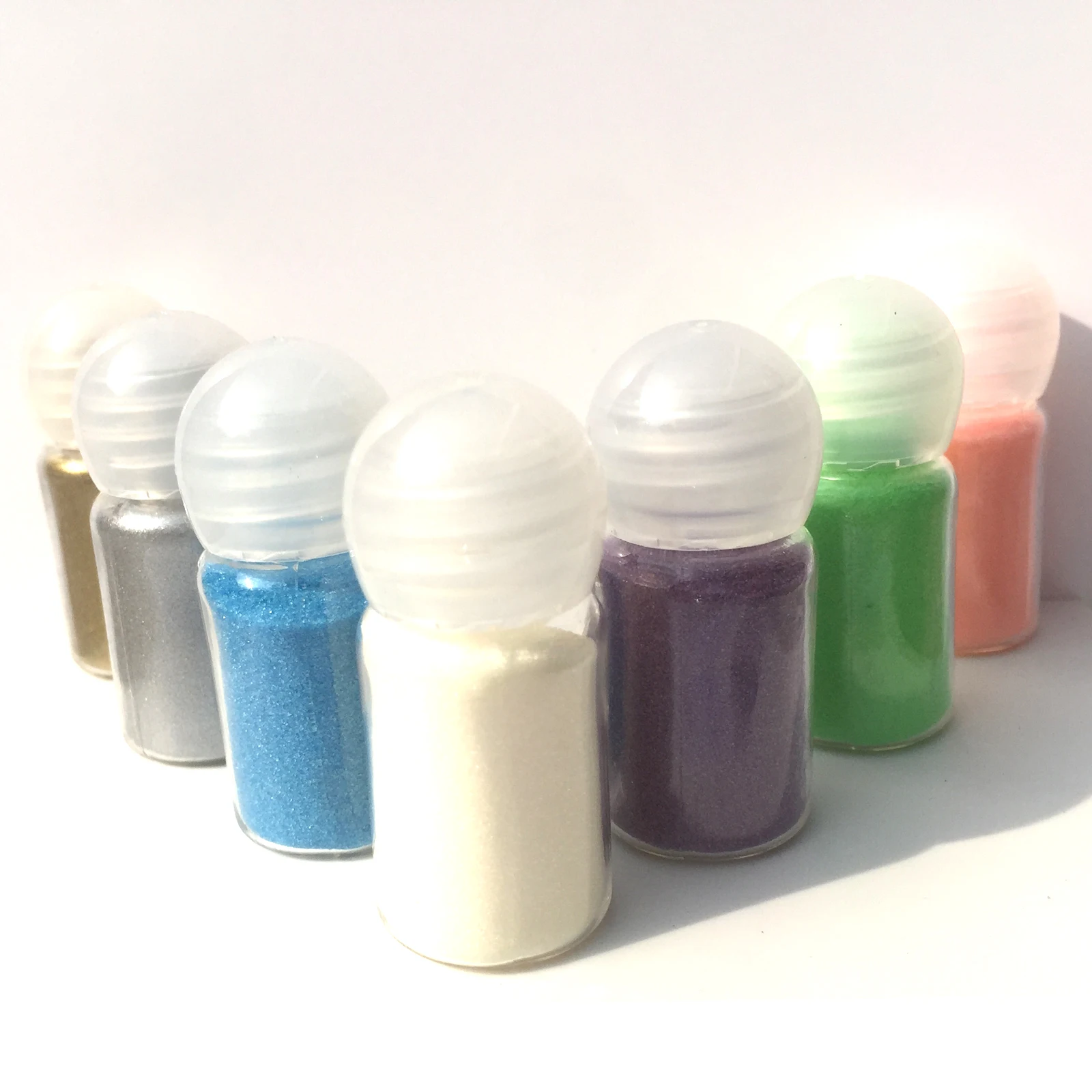 

7 colors Colorful embossing powder 10ml/bottle