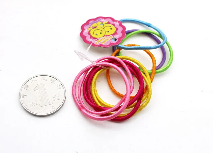 10 шт. Детские эластичные резинки для волос милые аксессуары головные украшения с