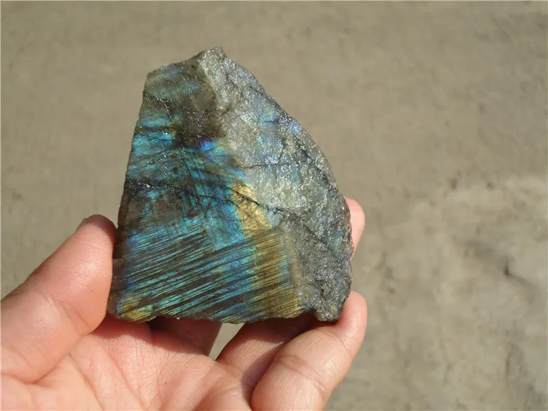 

Labradorite 180g Natural Feldspar Flame Spectral Mineral Specimen LA1205