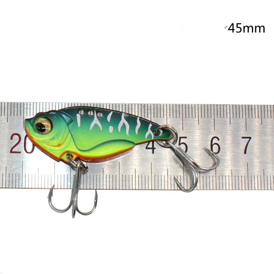 45mm11g металлическая вибрационная приманка для морской рыбалки VIB Blade Jig, жесткая Тонущая приманка, искусственный вибратор, приманка